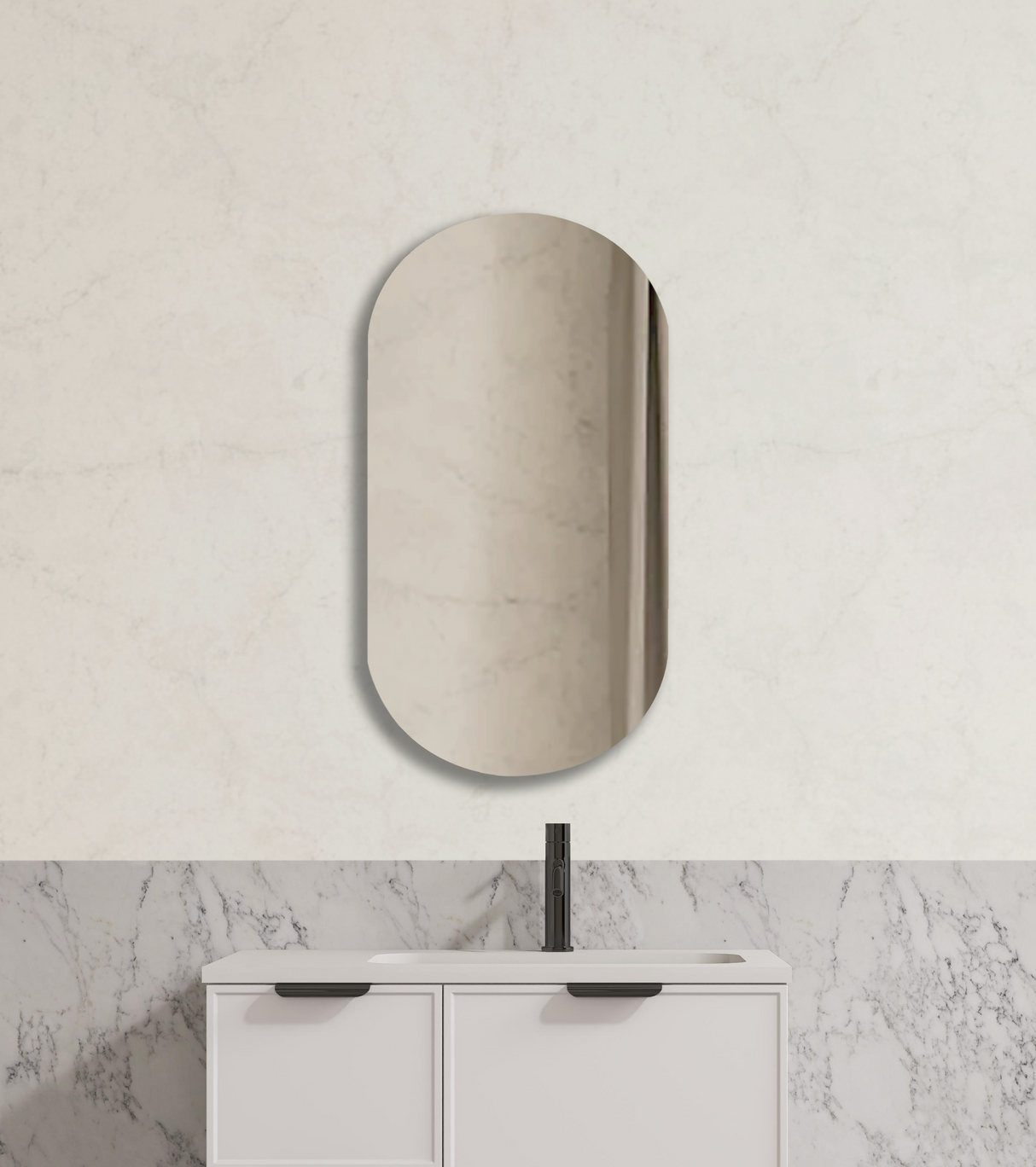 Ovian Plain Mirror Pencil Edge 450*900mm OVBM4590