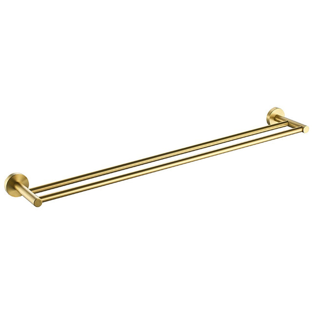 Otus Towel Rail Double Brushed Gold 600mm Brushed Gold