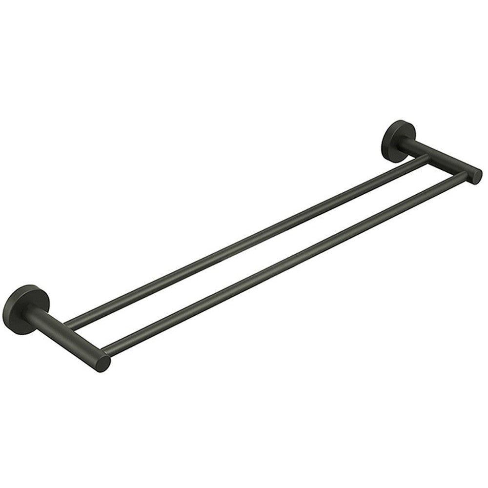 Otus Towel Rail Double Gunmetal 600mm Gun Metal