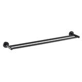 Otus Towel Rail Double Matt Black 750mm Matt Black
