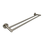 Otus Towel Rail Double Brushed Nickel 750mm Brushed Nickel
