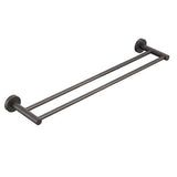 Otus Towel Rail Double Gunmetal 750mm Gun Metal