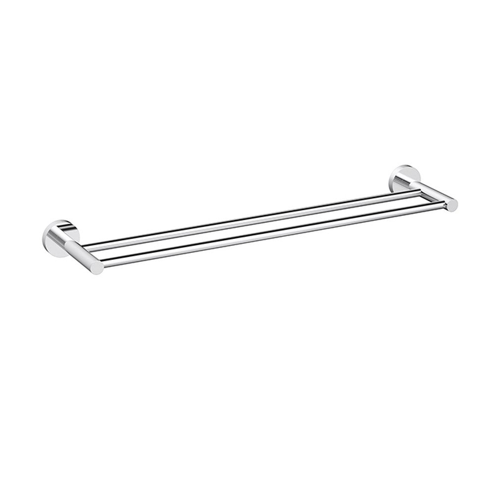 Otus Slimline SS304  Towel Rail Double Chrome 600mm Chrome