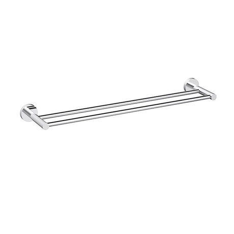Otus Slimline SS304  Towel Rail Double Chrome 600mm Chrome