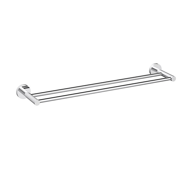 Otus Slimline SS304  Towel Rail Double Chrome 600mm Chrome