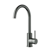 Otus Slimline SS304  Sink Mixer Gooseneck Gunmetal Gun Metal
