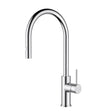 Otus Slimline ss Gooseneck  Pull-Out Sink Mixer In Chrome Chrome