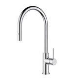 Otus Slimline ss Gooseneck  Pull-Out Sink Mixer In Chrome Chrome