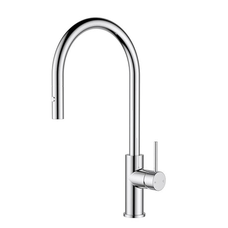 Otus Slimline ss Gooseneck  Pull-Out Sink Mixer In Chrome Chrome