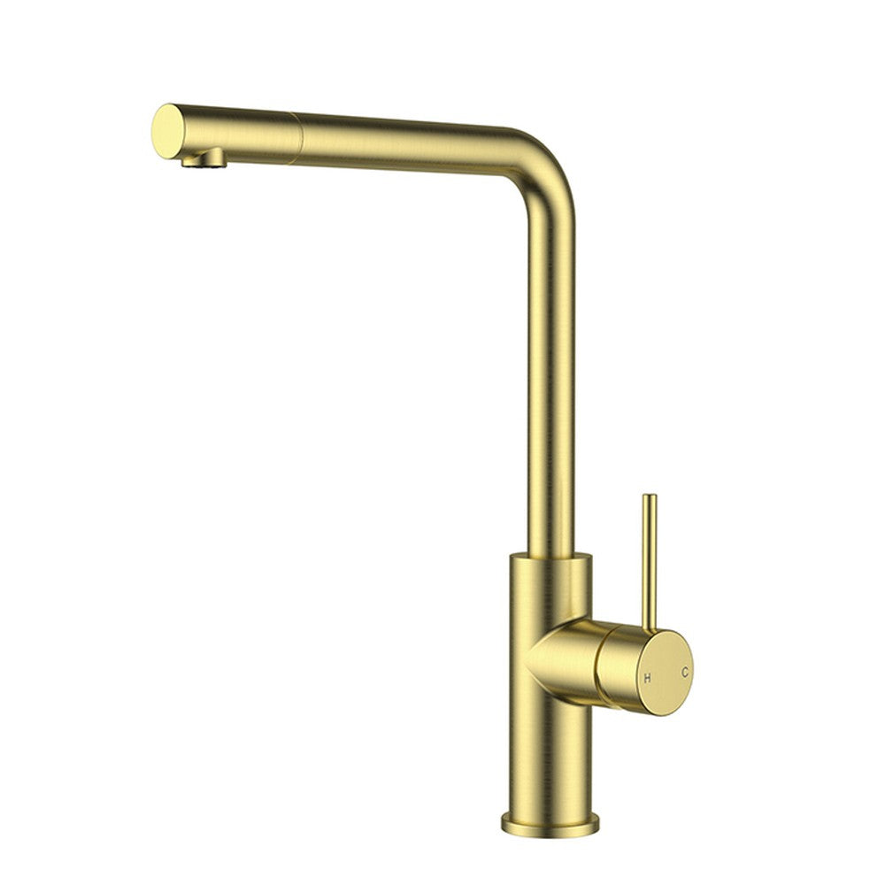 Otus Slimline ss Pull-Out Sink Mixer In Brushed Gold Brushed Gold