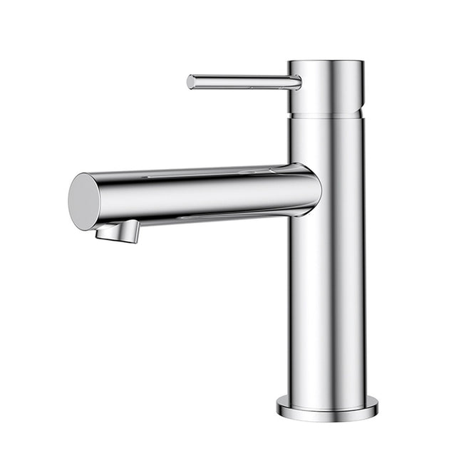 Otus Slimline SS304  Basin Mixer Straight Spout Chrome Chrome