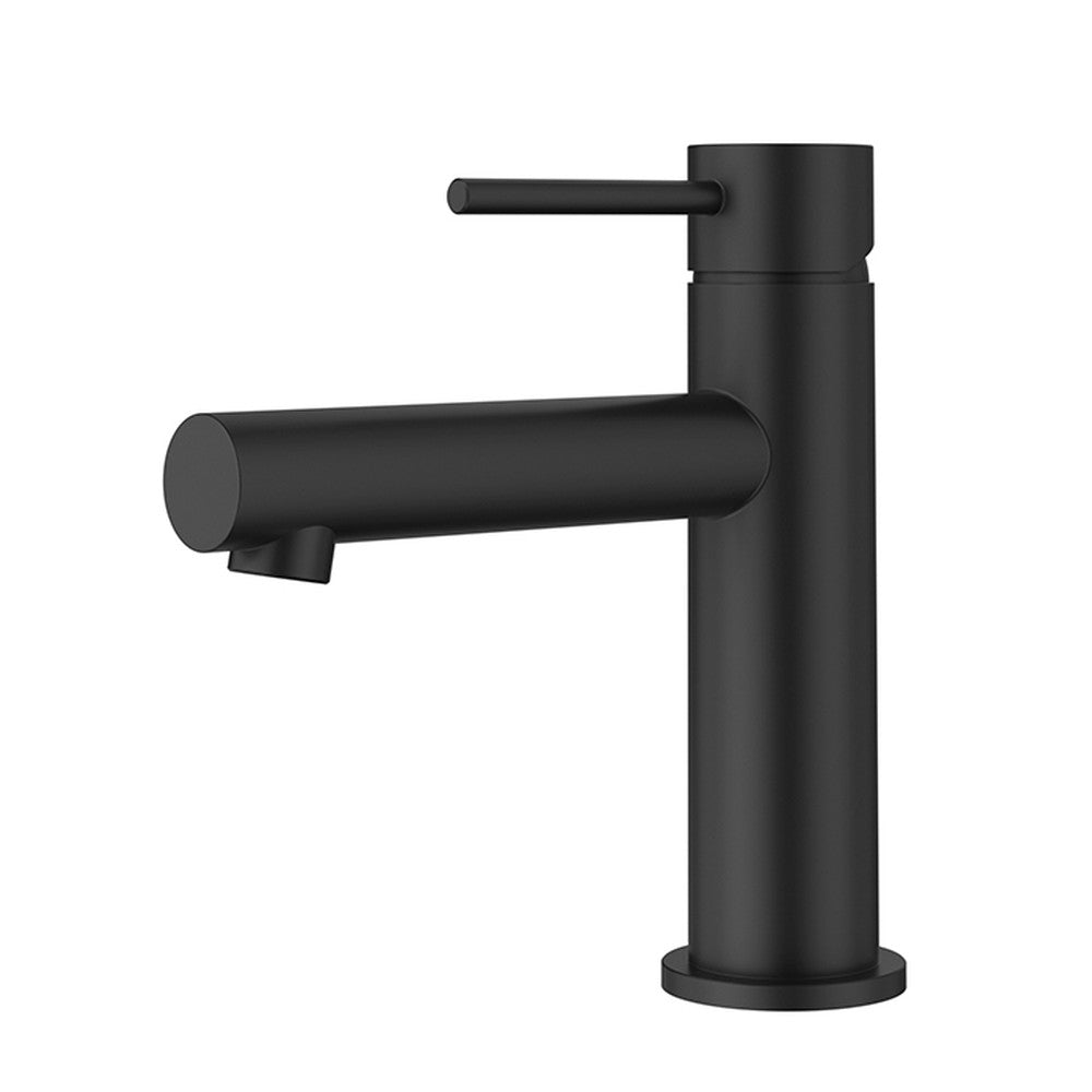 Otus Slimline SS304  Basin Mixer Straight Spout Matt Black Matt Black