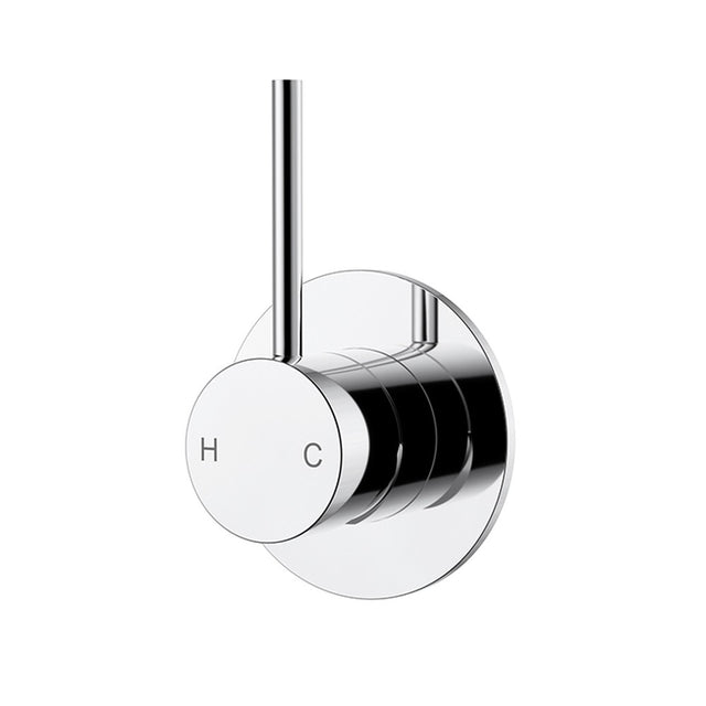 Otus Slimline SS304  Wall Mixer Trim Kit Chrome Chrome