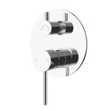 Otus Slimline SS304  Wall Mixer Diverter Trim Kit Chrome Chrome