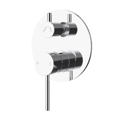 Otus Slimline SS304  Wall Mixer Diverter Trim Kit Chrome Chrome
