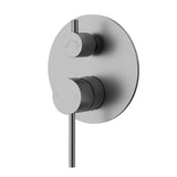 Otus Slimline SS304  Wall Mixer Diverter Trim Kit Chrome Chrome