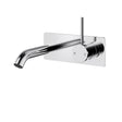 Otus Slimline SS304  Wall Basin Mixer Trim Kit Chrome Chrome