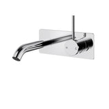 Otus Slimline SS304  Wall Basin Mixer Trim Kit Chrome Chrome
