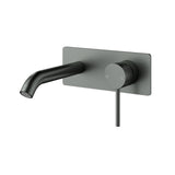 Otus Slimline SS304  Wall Basin Mixer Trim Kit Gunmetal Gun Metal