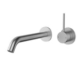 Otus Slimline SS304  Wall Basin Mixer Trim Kit Chrome Chrome