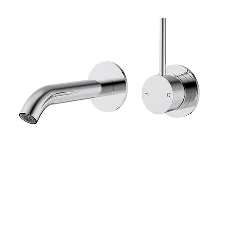 Otus Slimline SS304  Wall Basin Mixer Trim Kit Chrome Chrome