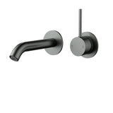 Otus Slimline SS304  Wall Basin Mixer Trim Kit Gunmetal Gun Metal