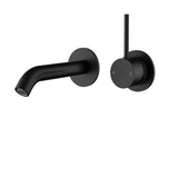 Otus Slimline SS304  Wall Basin Mixer Trim Kit Matt Black Matt Black