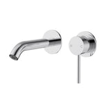 Otus Slimline SS304  Wall Basin Mixer Trim Kit Chrome Chrome