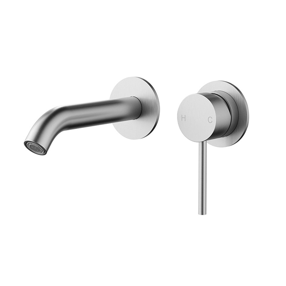 Otus Slimline SS304  Wall Basin Mixer Trim Kit Chrome Chrome