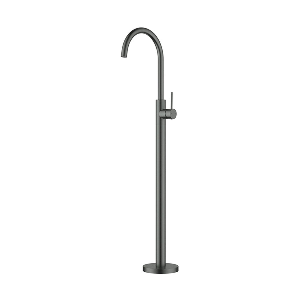 Otus Slimline  Free Standing Bath Mixer Gun Metal Gun Metal