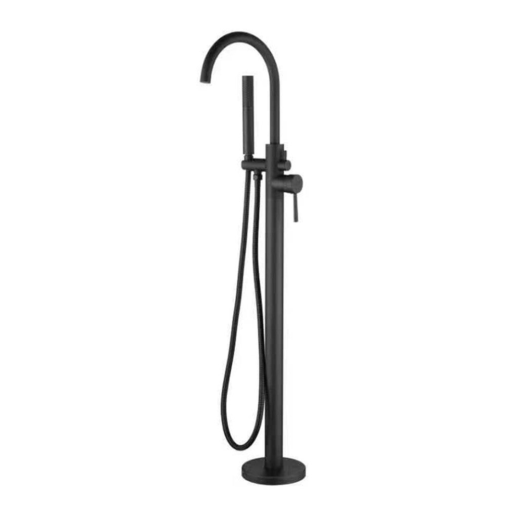 Otus Mixer Freestanding Bath Matt Black Matt Black