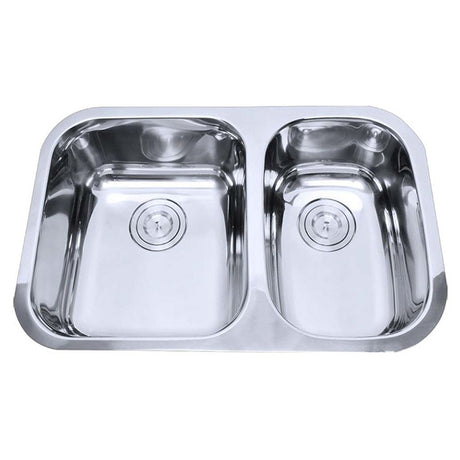 Otus 1 & 1/2 Bowl Undermount Sink   710mm Chrome