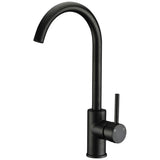 Otus  Pin Handle  Gooseneck Sink Mixer (Matt Black) Lead Free Matt Black