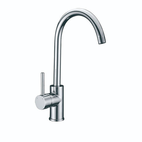 Otus  Pin Handle  Gooseneck Sink Mixer Lead Free Chrome