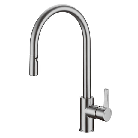 Opus New Pull Out Sink Mixer Brushed Nickel  Lead Free Brushed Nickel