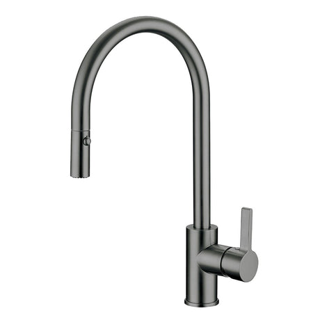 Otus New Pull Out Sink Mixer Gun Metal Lead Free Gun Metal