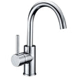 Otus  Pin Handle  Gooseneck Basin Mixer Lead Free Chrome