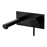Otus  Pin Handle  Wall Basin Mixer (Matt Black) Lead Free Matt Black