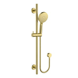 Otus Slimline Sliding Shower Set Brushed Gold Brushed Gold
