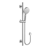 Otus Slimline Sliding Shower Set Brushed Nickel Brushed Nickel