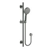 Otus Slimline Sliding Shower Set Gun Metal Gun Metal