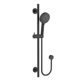 Otus Slimline Sliding Shower Set Matt Black Matt Black