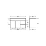 Polar Wall-Hung PVC Vanity P93RWH — detail 4
