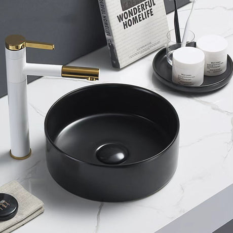 PA3011MB Above Counter Basin Black (Round: 301*301*107mm)