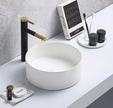 PA3011 Gloss White Ceramic Basin (Round: 301*301*107mm)