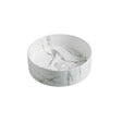 PA3636CRA Above Counter Matte White Carrara Fine Ceramic Basin(Round: 352*352*112mm)