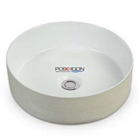 PA3636W Above Counter Fine Ceramic Basin(Round: 346*346*114mm)