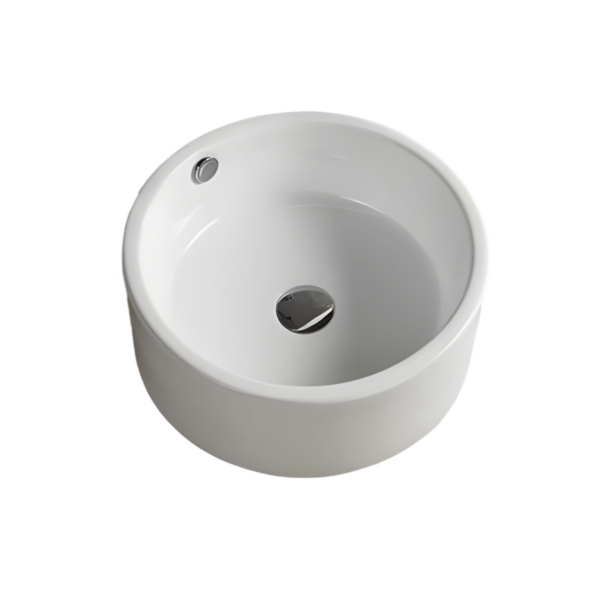 PA36R-OF Above Counter Basin Gloss White Fine Ceramic(Round: 360*360*150mm)