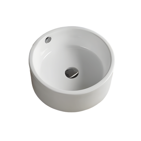 PA36R-OF Above Counter Basin Gloss White Fine Ceramic(Round: 360*360*150mm)