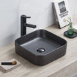 PA3711MB Ultra Slim Matt Black Fine Ceramic Basin(Square: 375*375*110mm)